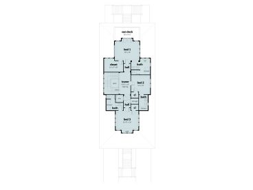 2nd Floor Plan, 052H-0160