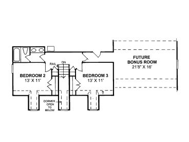 2nd Floor Plan, 059H-0010