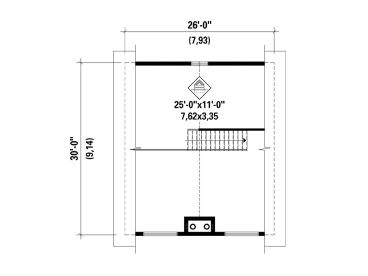 2nd Floor Plan, 072H-0205