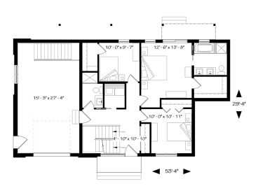 1st Floor Plan, 027H-0490