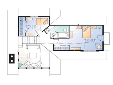 2nd Floor Plan, 027H-0101