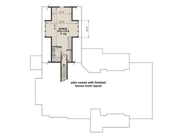 2nd Floor Plan, 023H-0204