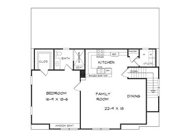 2nd Floor Plan, 019G-0014