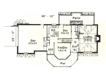1st Floor Plan, 002H-0005