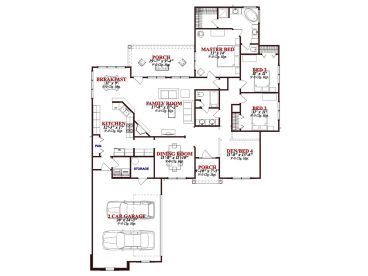 Floor Plan, 073H-0130
