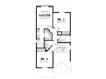 2nd Floor Plan, 034H-0095