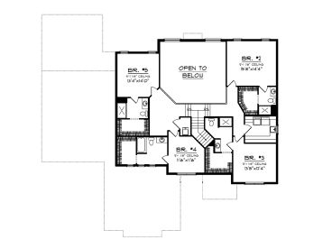 2nd Floor Plan, 020H-0427