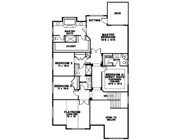 2nd Floor Plan, 024H-0002