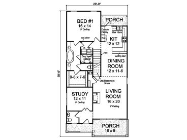 1st Floor Plan, 059H-0201