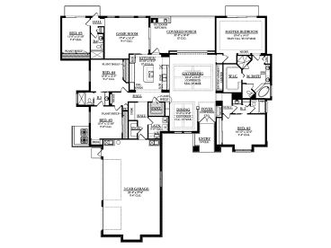Floor Plan, 064H-0111