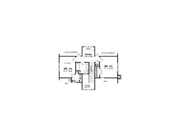 2nd Floor Plan, 030H-0036