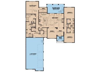 1st Floor Plan, 074H-0006