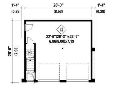 1st Floor Plan, 072G-0034