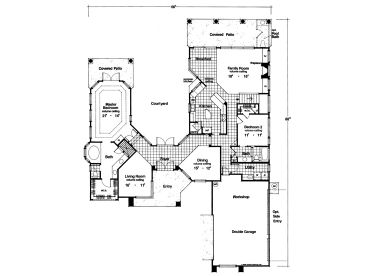 1st Floor Plan, 043H-0147
