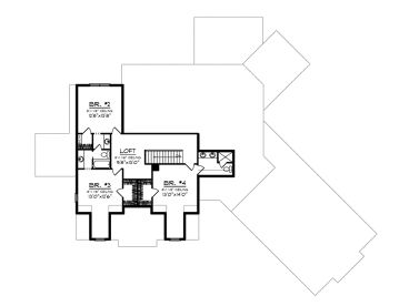 2nd Floor Plan, 020H-0493