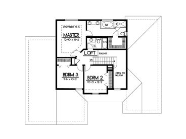 2nd Floor Plan, 026H-0041