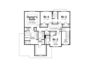 2nd Floor Plan, 031H-0432