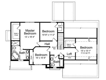 2nd Floor Plan, 046H-0057