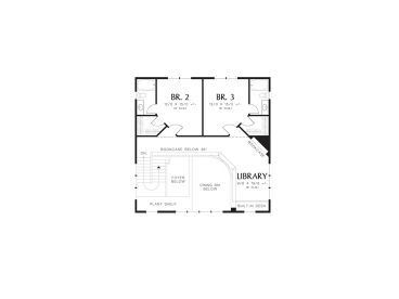 2nd Floor Plan, 034H-0352