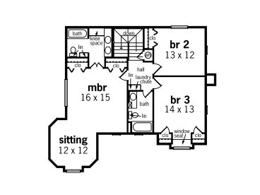 2nd Floor Plan, 021H-0220