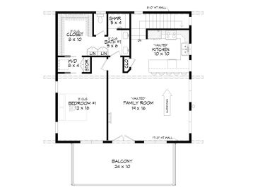 2nd Floor Plan, 062H-0302