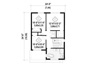 2nd Floor Plan, 072H-0261