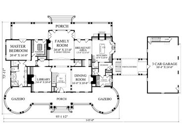 1st Floor Plan, 063H-0225