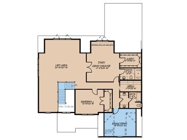 2nd Floor Plan, 074H-0179