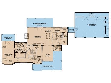 1st Floor Plan, 074H-0090