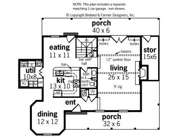 1st Floor Plan, 021H-0220