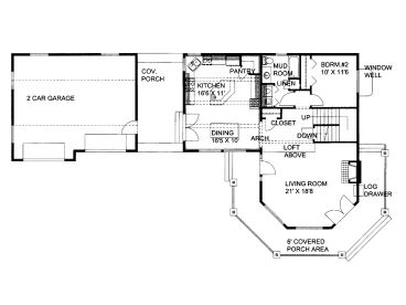 1st Floor Plan, 012H-0215