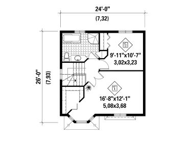 2nd Floor Plan, 072H-0167