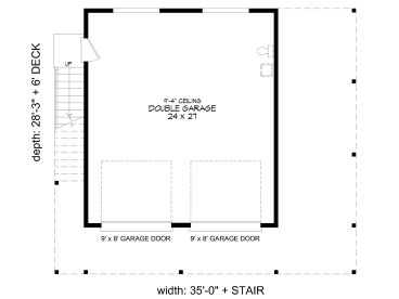 1st Floor Plan, 062G-0437