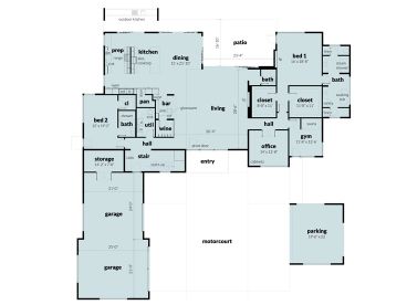 1st Floor Plan, 052H-0162