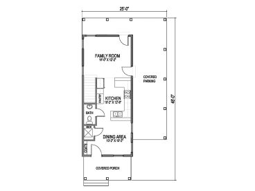 1st Floor Plan, 058H-0099
