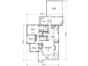 Floor Plan, 030H-0015