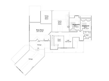2nd Floor Plan, 049H-0016