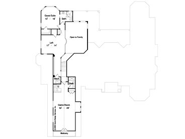 2nd Floor Plan, 043H-0231