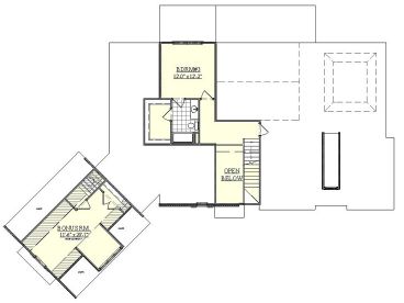 2nd Floor Plan, 080H-0005