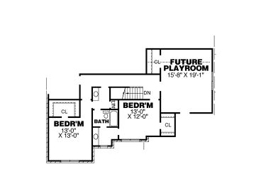 2nd Floor Plan, 011H-0031