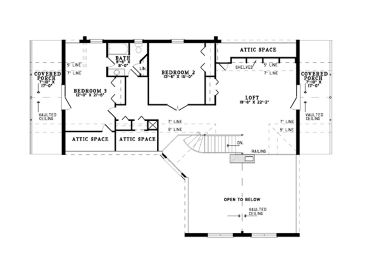 2nd Floor Plan, 025L-0044
