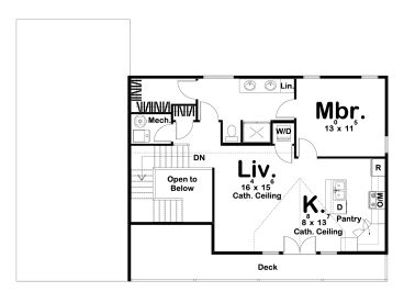 2nd Floor Plan, 050G-0096