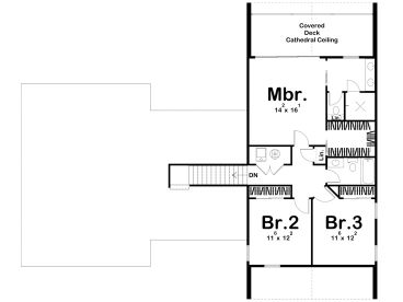 2nd Floor Plan, 050H-0394