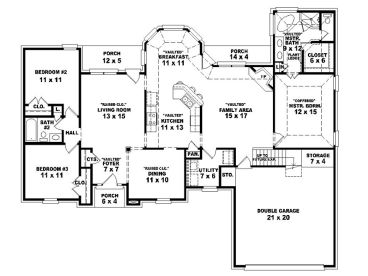 Floor Plan, 006H-0086