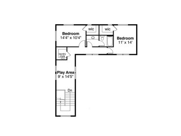 2nd Floor Plan, 051H-0384