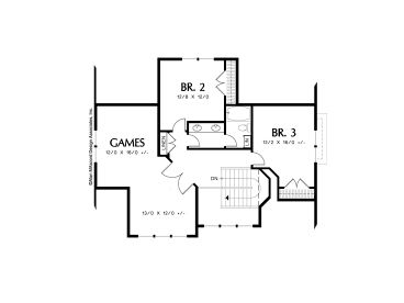 2nd Floor Plan, 034H-0219