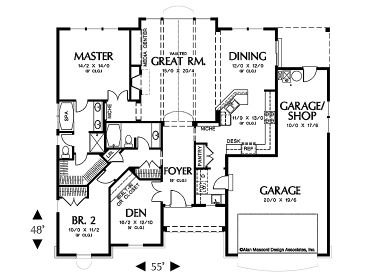 Floor Plan, 034H-0005