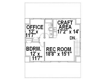 2nd Floor Plan, 012G-0011
