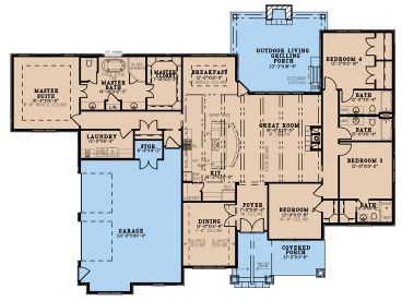Floor Plan, 074H-0182
