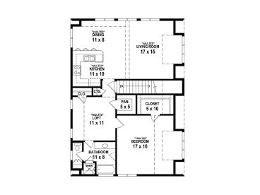 2nd Floor Plan, 006G-0148